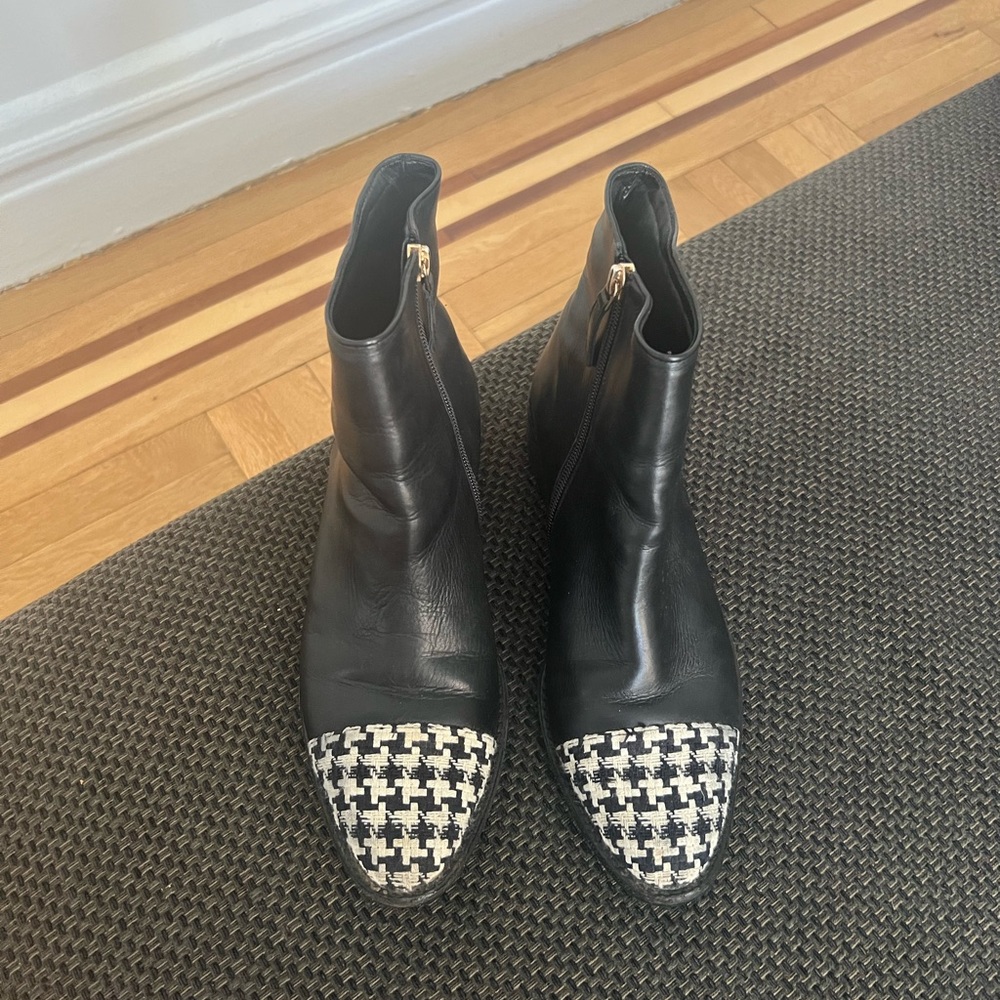 Anthropologie leather boots